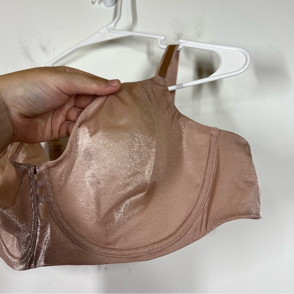 NWOT Torrid T-Shirt Unlined Glossy Mesh Ballet Back Bra Size 42D - Picture 6 of 11